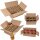 Faltkarton 285x285x140 mm zweiwellig braun | Versandkarton nach FEFCO 0201