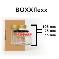 BOXXflexx glass shipping box for 3 glass | Complete set