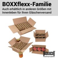 BOXXflexx Glasversandkarton für 12 Glas | Komplettset