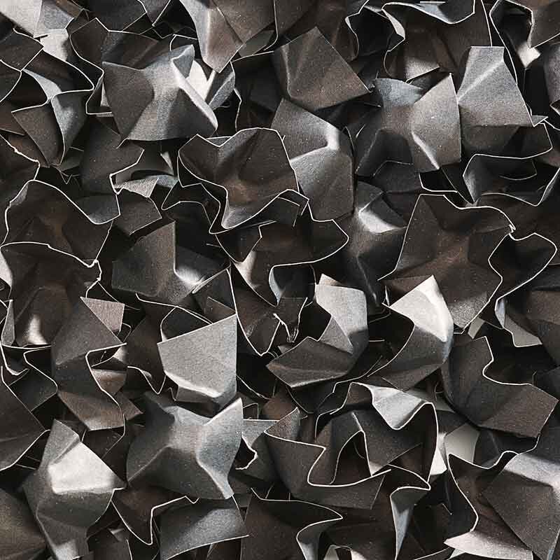 BOXXfill Polsterchips I 7,5 kg I ca. 400 Liter I Stoßfestes Verpackungsmaterial I Schwarz/Schwarz