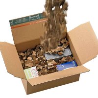BOXXfill Protective Chips I 2,25 kg I approx. 120 Liters I Shock-Absorbing Packaging I Nature