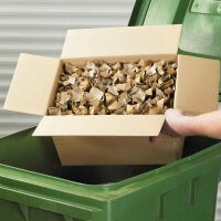BOXXfill Protective Chips I 2,25 kg I approx. 120 Liters I Shock-Absorbing Packaging I Nature
