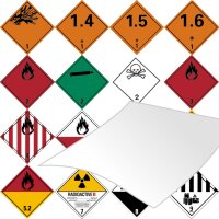 Dangerous goods labels | piece cl. 1.6 | Not suitable for mass explosion
