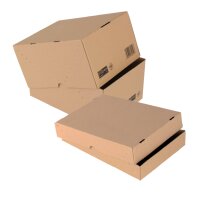 Stülpdeckelkarton 305x215x150 mm einwellig braun |...