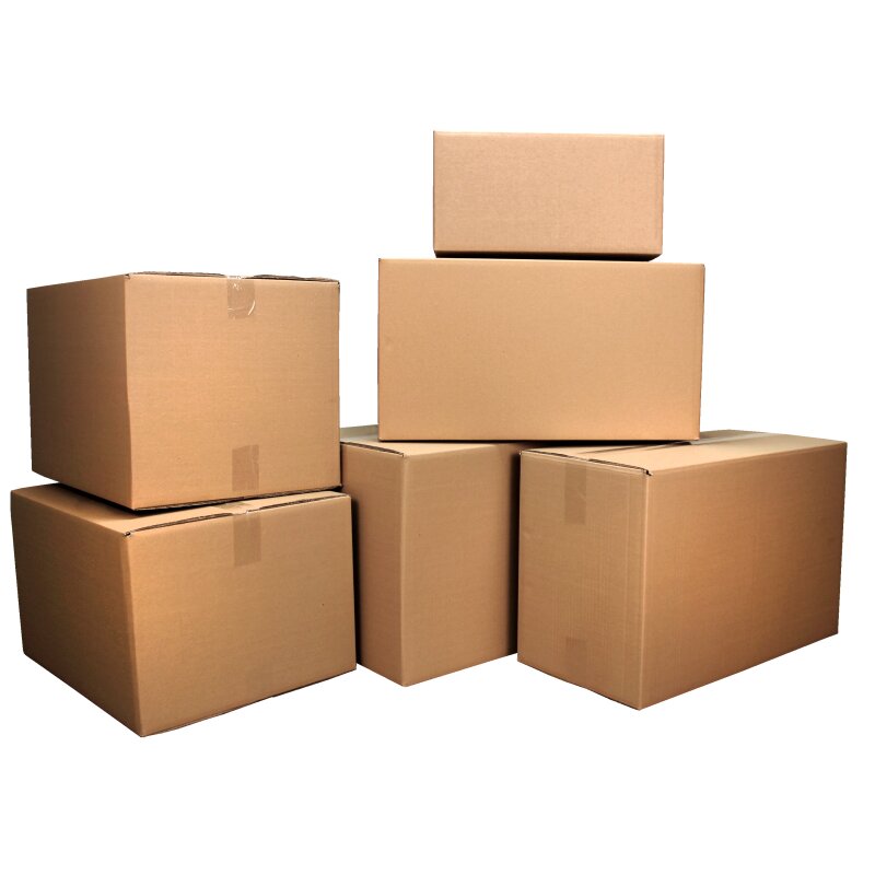 Cardboard box 550x300x300 mm double wall brown | Shipping box according to FEFCO 0201