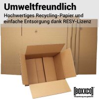 Cardboard box 250x200x150 mm double-wall | Shipping box I FEFCO 0201