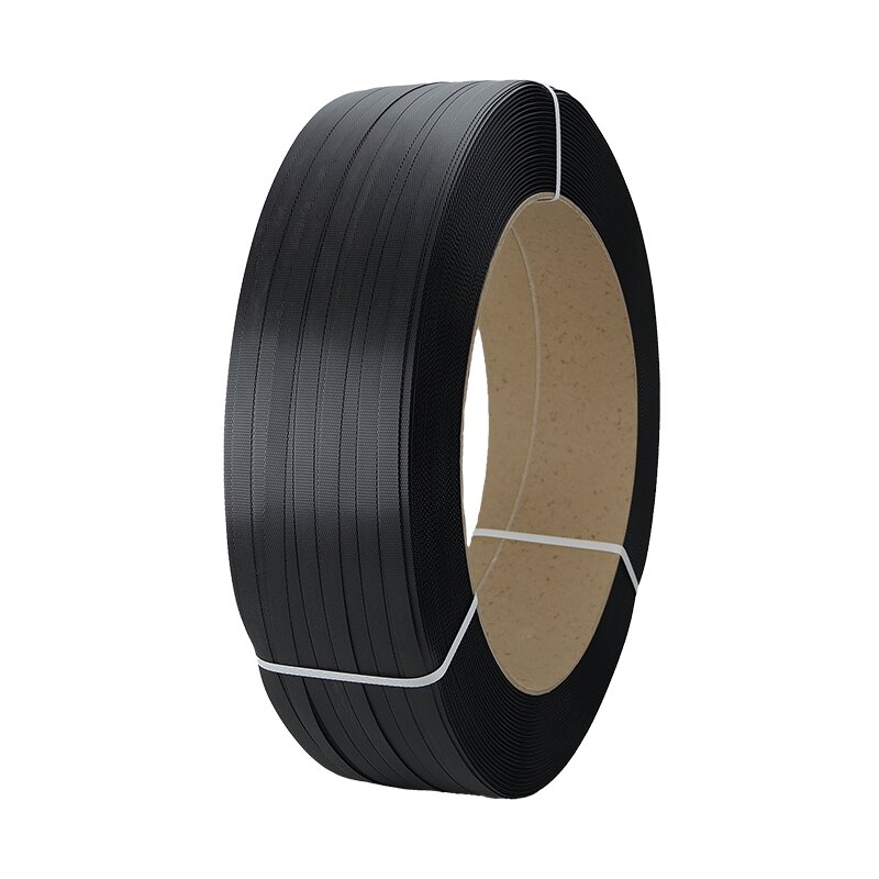 PP-Umreifungsband Kern 406-150 mm | Polypropylen-Band reißfest | Verpackungsband schwarz | 12x0,55 mm | 3000 m