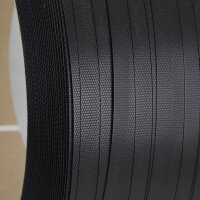 PP-Umreifungsband Kern 406-150 mm | Polypropylen-Band reißfest | Verpackungsband schwarz | 12x0,55 mm | 3000 m