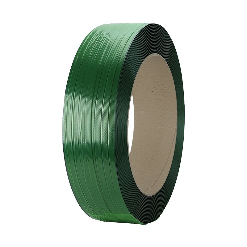 PET-Umreifungsband Kern 406-148 mm | Polyester-Band reißfest | Verpackungsband grün | 12,5x0,70 mm | 2000 m
