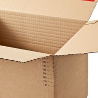 Automatikkarton 305x228x70-160 mm einwellig | Blitzbodenkarton mit Selbstklebeverschluss (DIN A4+)