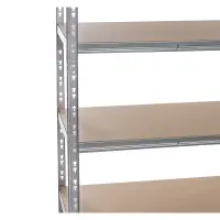 Metall Schwerlastregal verzinkt 1800x600x600 mm - 5 Böden