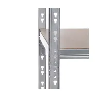 Metall Schwerlastregal verzinkt 1800x600x600 mm - 5 Böden