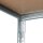 Metall Schwerlastregal verzinkt 1800x600x600 mm - 5 Böden