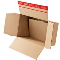 Automatic box 445x315x180-300 mm single-wall | Crash lock box with self-sealing strip (DIN A3)