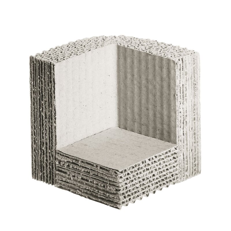 Wellpolster-Ecke | Eckenschutz aus Karton | 120x80x40 mm