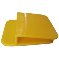 Kartonklammer Gelb | Fixierklammer für Karton-Deckel | Karton-Halteclip | 70x70x17 mm