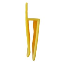 Kartonklammer Gelb | Fixierklammer für Karton-Deckel | Karton-Halteclip | 70x70x17 mm