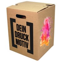 1-teiliger Papphocker braun DIGITALDRUCK | bis 500 Stk |...