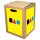 1-teiliger Papphocker braun DIGITALDRUCK | bis 500 Stk | 4c-Druck