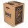 1-teiliger Papphocker braun DIGITALDRUCK | bis 500 Stk | 4c-Druck
