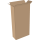 Cardboard box 250x100x450 mm single wall brown | Shipping box according to FEFCO 0201