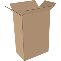 Cardboard box 400x200x500 mm single wall brown | Shipping...