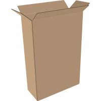 Cardboard box 500x200x600 mm single wall brown | Shipping...