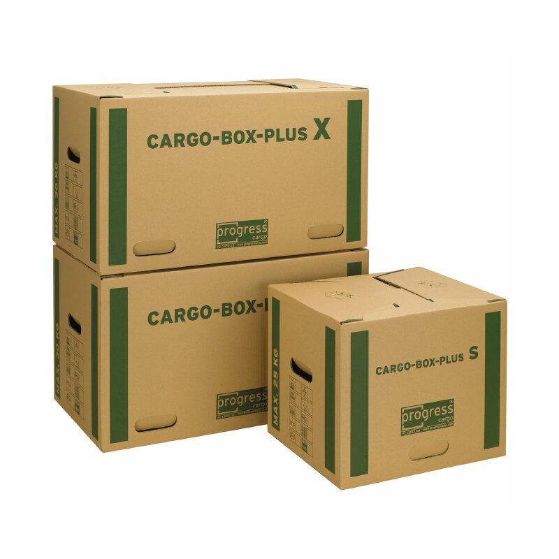 Moving box PREMIUM 400x320x320 mm (Größe S) - sturdy, with handles