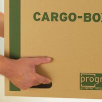 Moving box PREMIUM 400x320x320 mm (Größe S) - sturdy, with handles