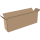 Faltkarton 650x100x100 mm einwellig braun | Versandkarton nach FEFCO 0201