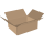 Cardboard box 650x400x100 mm single wall brown | Shipping box according to FEFCO 0201