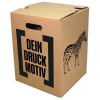 1-teiliger Papphocker braun STANDARDDRUCK | ab 440 Stk |...