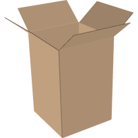 Faltkarton 400x400x600 mm zweiwellig braun |...
