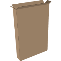 Faltkarton 550x100x580 mm zweiwellig braun |...