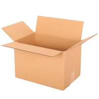 Faltkarton 400x300x200 mm einwellig | Versandkarton nach...