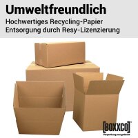 Cardboard box 520x330x200-400 mm single-wall | Shipping box with multi-score lines