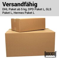 Cardboard box 520x330x200-400 mm single-wall | Shipping box with multi-score lines