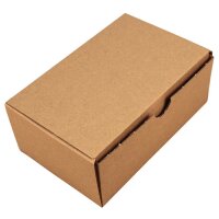 Faltschachtel 160x105x65 mm braun | Faltkarton einwellig...