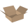 Cardboard box 700x700x200 mm double wall brown | Shipping box according to FEFCO 0201