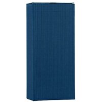 Faltschachtel Wellenstruktur Dunkelblau 168x80x365 mm |...