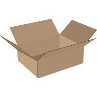 Cardboard box 800x550x150 mm double wall brown | Shipping...