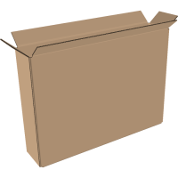 Cardboard box 850x100x550 mm double wall brown | Shipping...