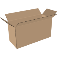 Faltkarton 1000x400x400 mm zweiwellig braun |...