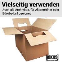 Umzugskarton BOXXmove Archivkarton (2-wellig 650x350x365 mm) - stabil, mit Tragegriffen