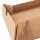 Telescopic box 305x215x50 mm brown (DN A4) | Two-piece cardboard box with lid
