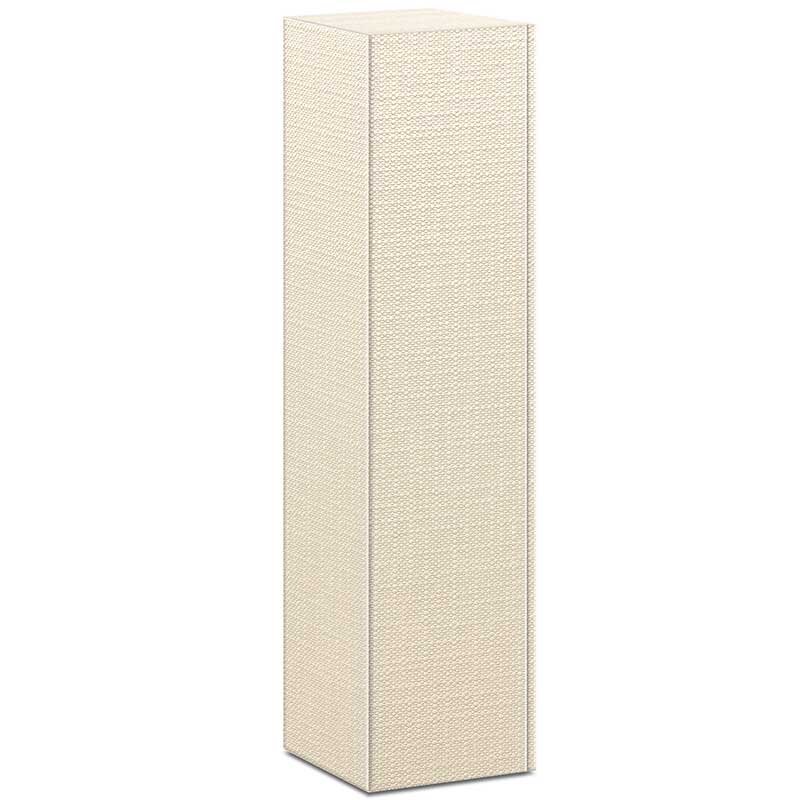 Präsentkarton Struktura VITA Perlmutt | 1 Wein-/Sektflasche | 88x100x380 mm | Professionelle Geschenkverpackung