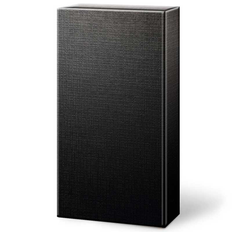 Präsentkarton Struktura VITA Schwarz | 2 Wein-/Sektflaschen | 192x93x360 mm | Professionelle Geschenkverpackung
