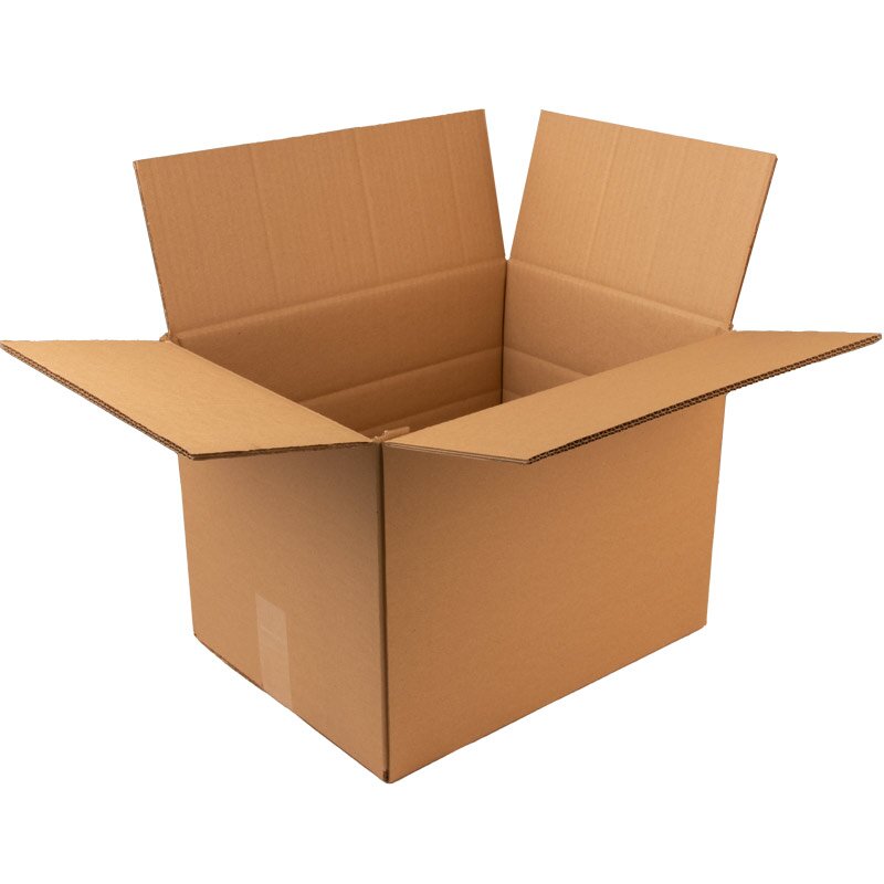 Cardboard box 400x300x100-300 mm double-wall | Shipping box with multi-score lines I FEFCO 0201