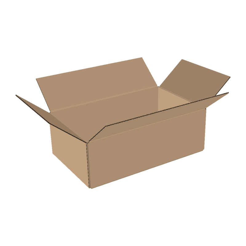 Cardboard box 1180x580x100 mm double wall brown | Shipping box according to FEFCO 0201