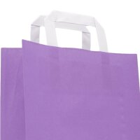Papiertragetasche 220x100x280 mm violett | Professionelle...